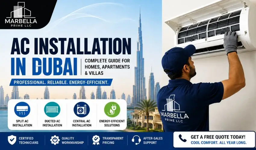 AC Installation in Dubai: Complete Guide for Homes, Apartments, and Villas